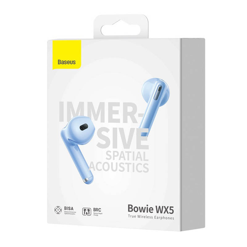 Earphones TWS Baseus Bowie WX5 (blue) - Product Image 9