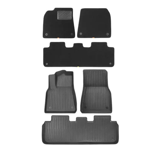 6-Piece Floor Mat for Tesla Baseus T-Space Series (black) - Product Image 2