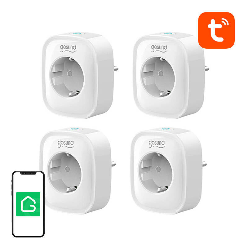 Smart socket WiFi Gosund SP1 (4-pack) Tuya - Product Image 1