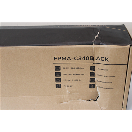 SALE OUT. Neomounts FPMA-C340BLACK Monitor/TV mount ceiling 32-75" - h 106-156 cm | Neomounts Ceiling mount | FPMA-C340B