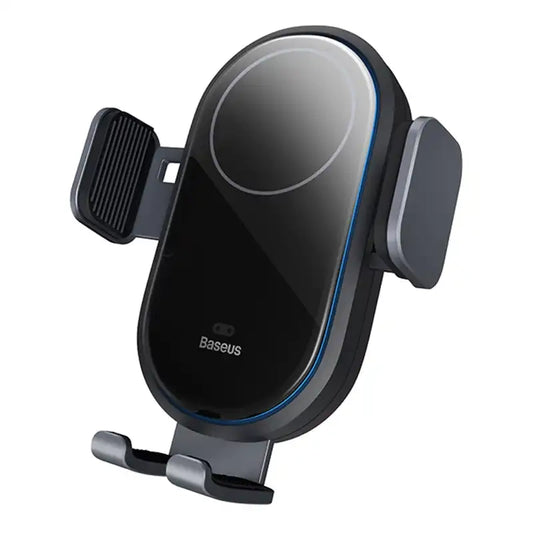 car holder with inductive charger Baseus LightChaser  (Black) - Product Image 1