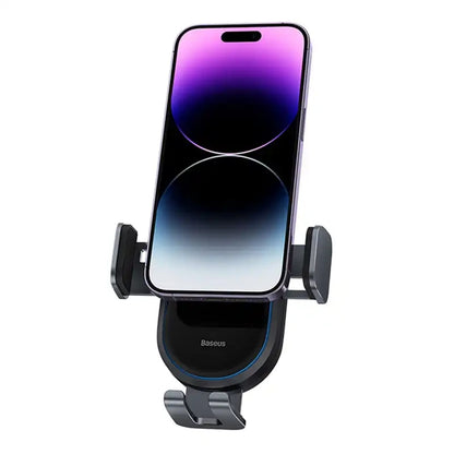 car holder with inductive charger Baseus LightChaser  (Black) - Product Image 6