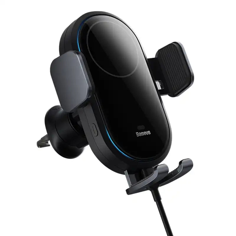 car holder with inductive charger Baseus LightChaser  (Black) - Product Image 3