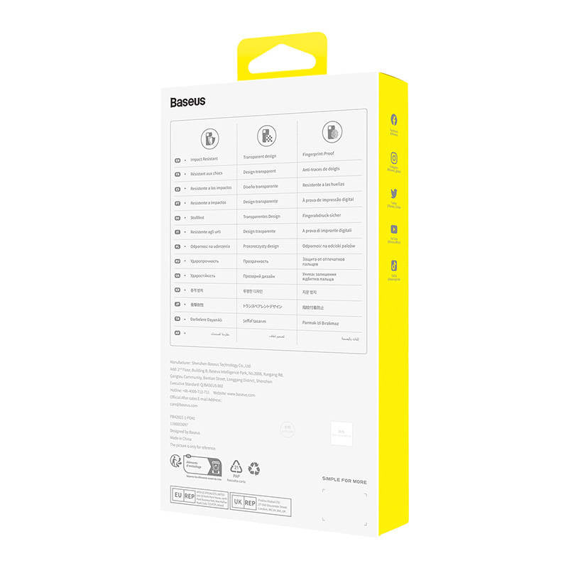 Phone Case for iP 13 PRO Baseus OS-Lucent Series (Clear) - Product Image 5