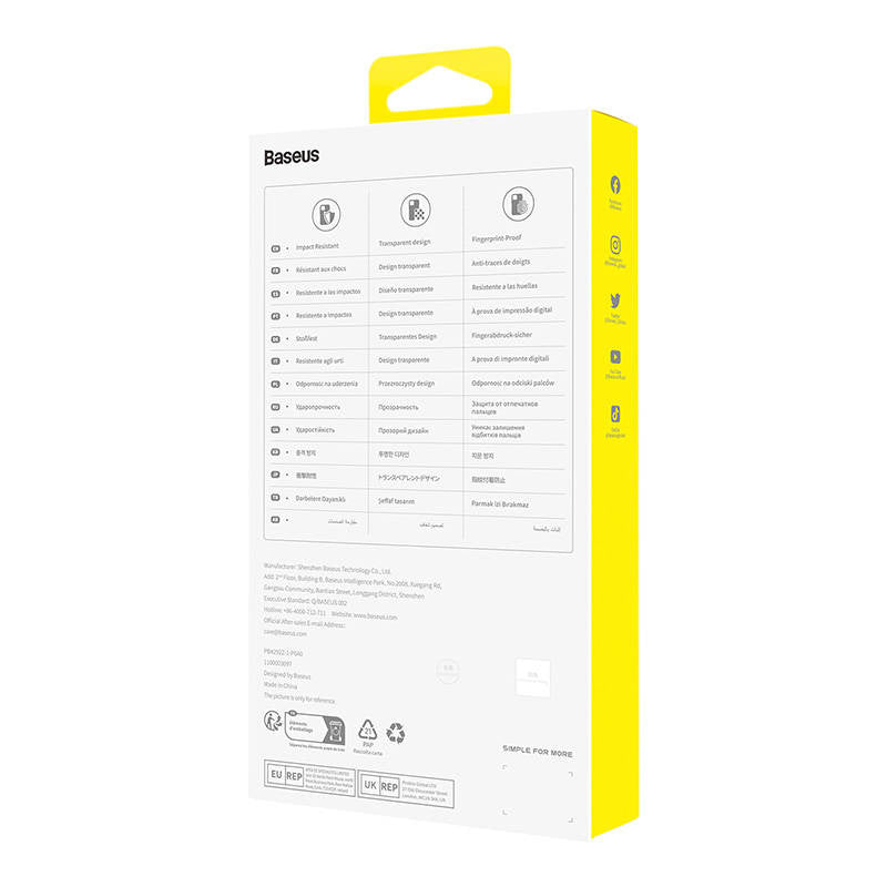 Phone Case for iP 14 PRO Baseus OS-Lucent Series (Clear) - Product Image 5