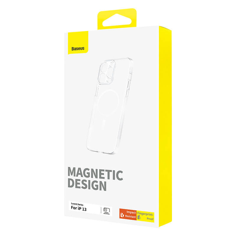 Magnetic Phone Case for iP 13 Baseus OS-Lucent Series (Clear) - Product Image 4