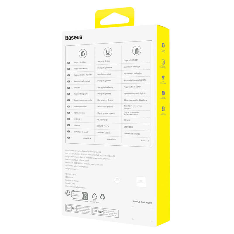 Magnetic Phone Case for iP 13 Baseus OS-Lucent Series (Clear) - Product Image 5