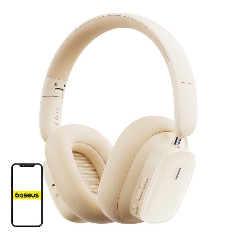Wireless Headphones with Noise-Cancellation Baseus Bowie H1i (White) - Product Image 1