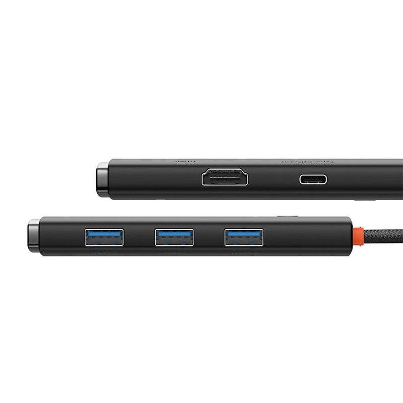 HUB Baseus Lite Series 5-Port USB-C to HDMI+USB3.0x3+PD (Black) - Product Image 5