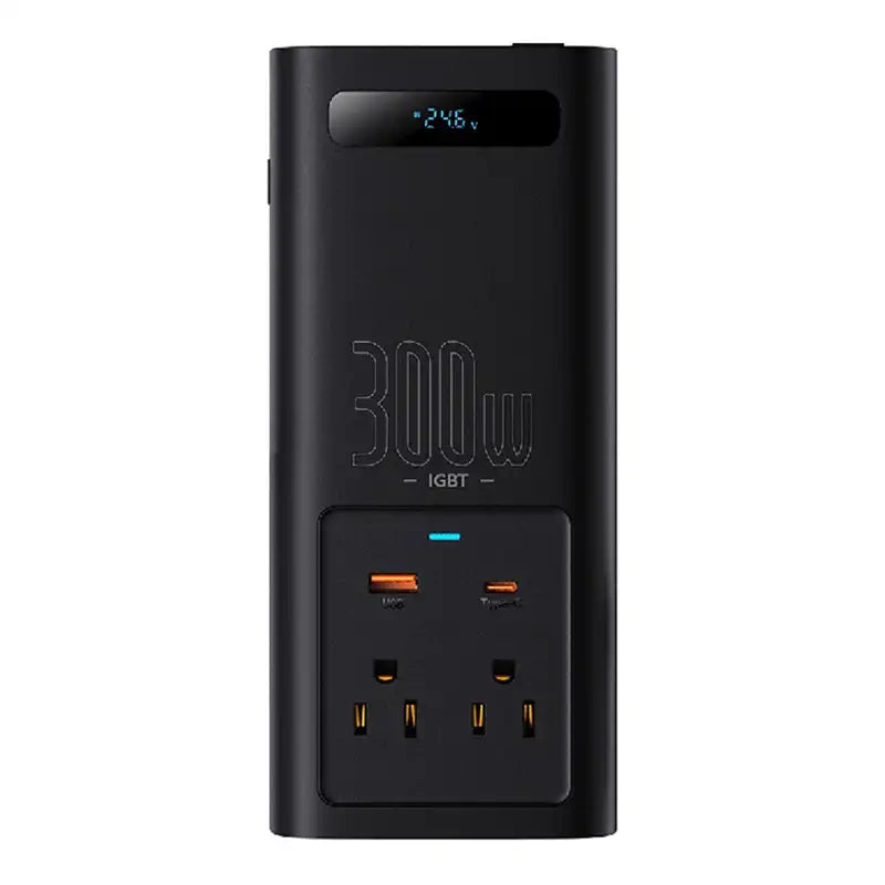 Power Inverter Baseus 300W (24V CN/EU) (black) - Product Image 2