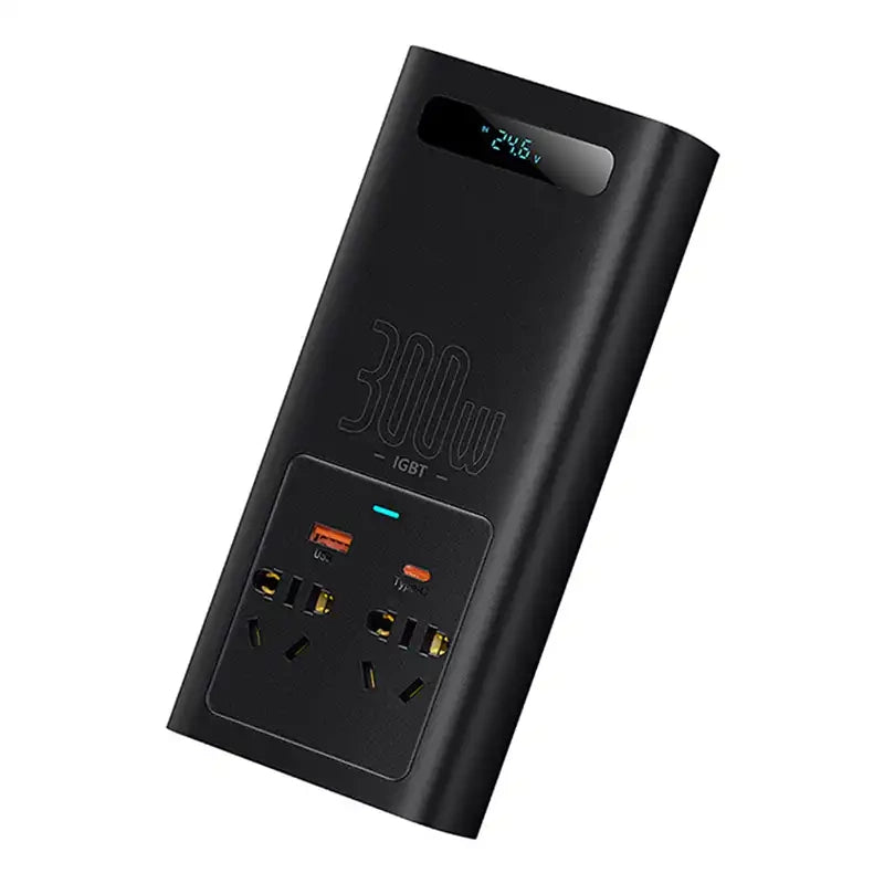 Power Inverter Baseus 300W (24V CN/EU) (black) - Product Image 5