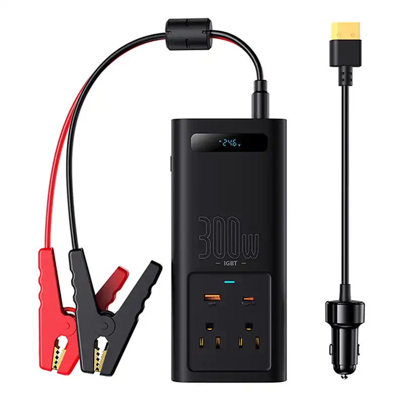 Power Inverter Baseus 300W (24V CN/EU) (black) - Product Image 7