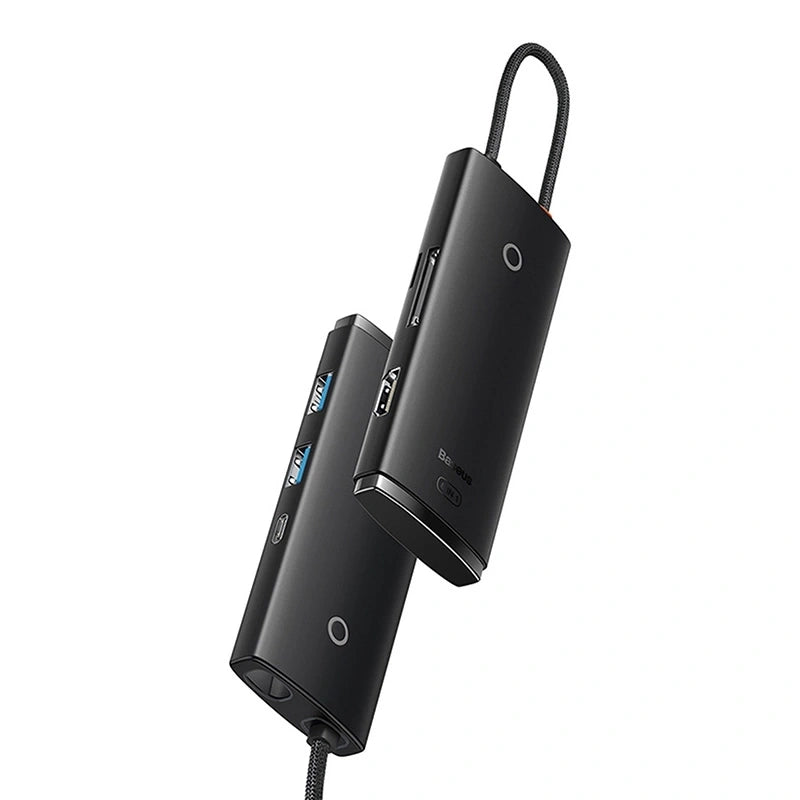 Hub Baseus OS Lite 6-Port (Type-C to HDMI+USB3.0*2+PD+SD/TF) (black - Product Image 4