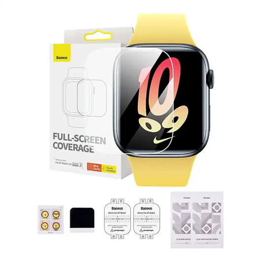Baseus 45mm Protective Film for AP Watch 7/8, Clear - Product Image 1