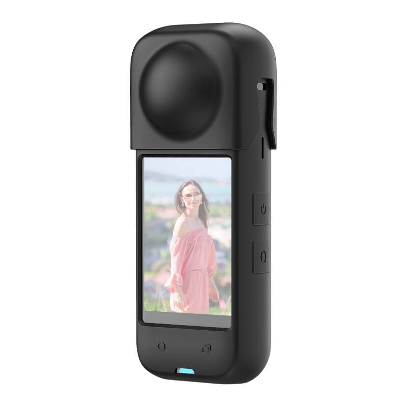 Silicone protective case PULUZ for Insta360 X4 (black) - Image 1