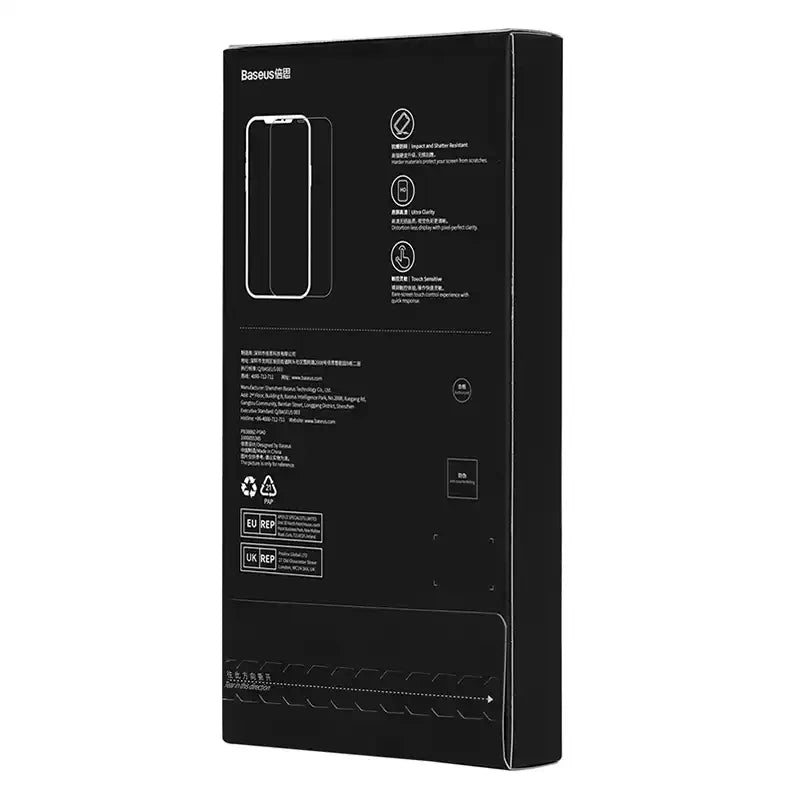 Privacy tempered Glass Baseus Iphone 14 Pro Max (2pcs) with 2 cleaning kits and dust-proof installation tool - Product Image 5