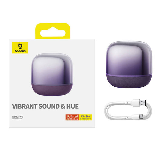 AeQur V2 Wireless Speaker  Baseus  (Purple) - Product Image 2