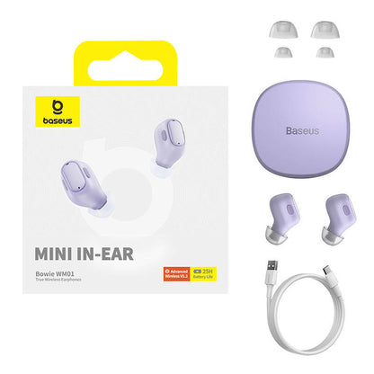 Wireless Earphones Baseus Bowie WM01(Purple) - Product Image 8