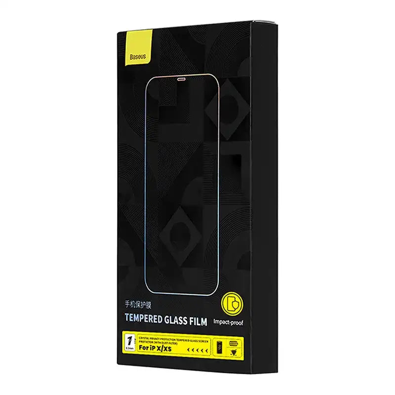 Baseus Crystal Privacy Protection Tempered Glass 0.3mm for iPhone X/XS - Product Image 8