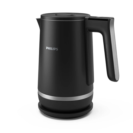 Philips | Double-walled Kettle | HD9396/90 7000 series | Electric | 2200 W | 1.7 L | Metal | 360° rotational base | Blac