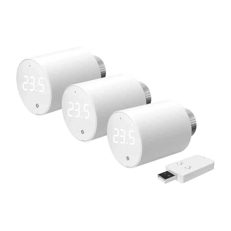 Shelly BLU TRV Thermostatic head, WiFi/Bluetooth (3 pieces with control unit) - Image 1