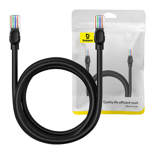 Baseus Ethernet CAT5, 2m network cable (black) - Product Image 1