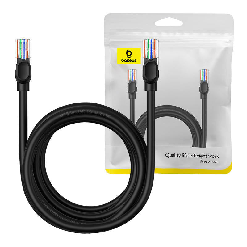 Baseus Ethernet CAT5, 5m network cable (black) - Product Image 1
