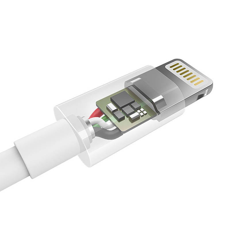 USB to Lightning cable Choetech IP0026, MFi,1.2m (white) - Product Image 3