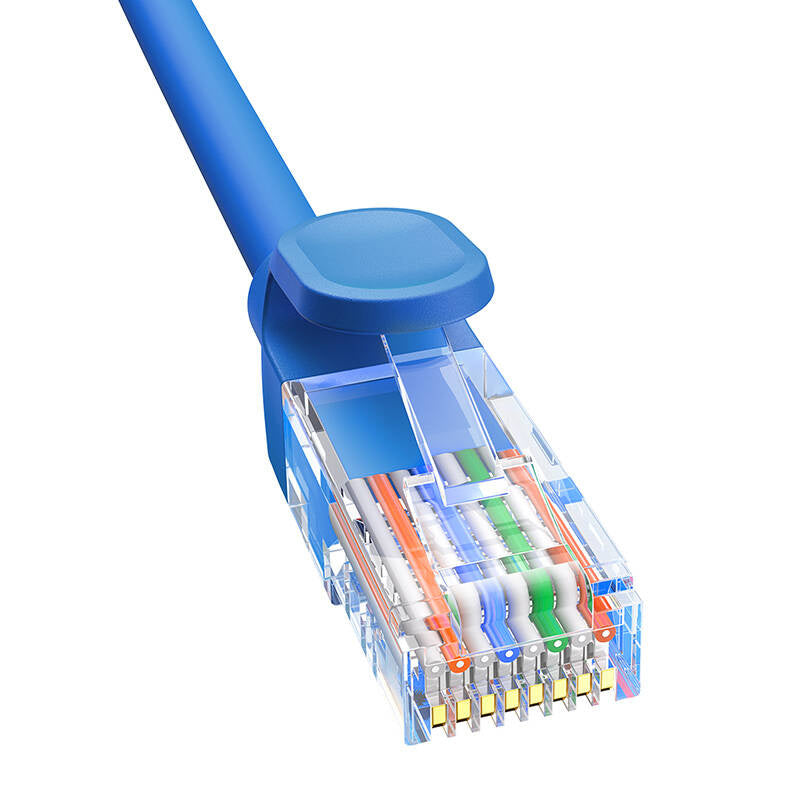 Round Cable Baseus Ethernet RJ45, Cat.6, 0,5m (blue) - Product Image 7