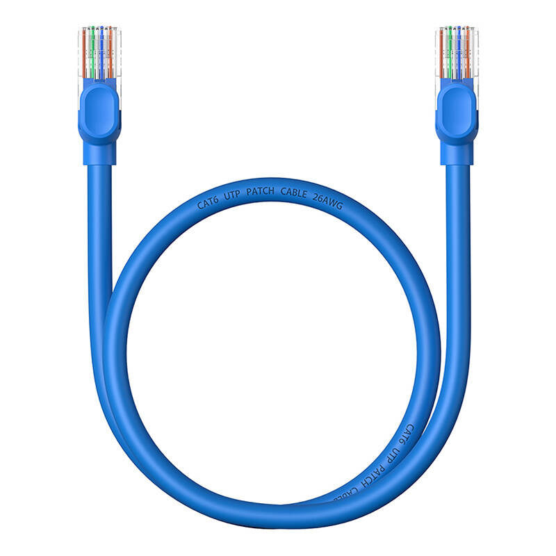 Round Cable Baseus Ethernet RJ45, Cat.6, 0,5m (blue) - Product Image 8