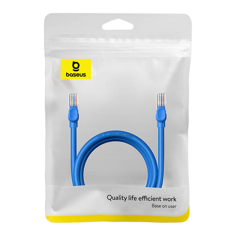 Round Cable Baseus Ethernet RJ45, Cat.6, 2m (blue) - Product Image 9