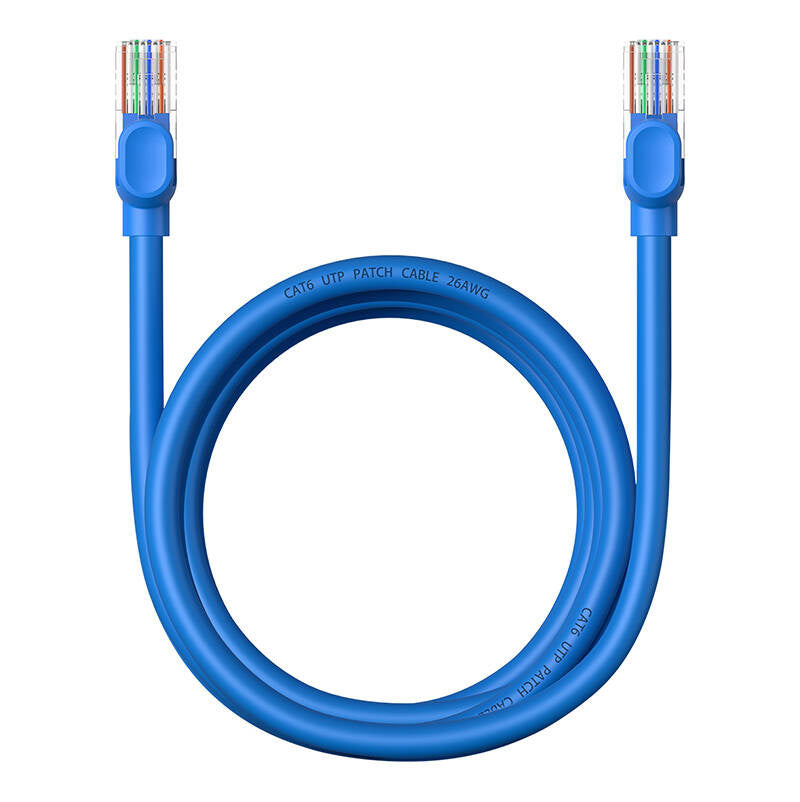 Round Cable Baseus Ethernet RJ45, Cat.6, 2m (blue) - Product Image 8