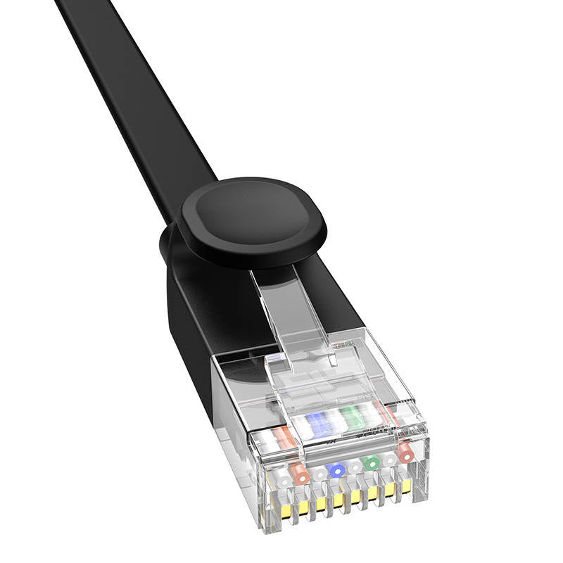 Flat Cable Baseus Ethernet RJ45, Cat.6, 12m (black) - Product Image 4
