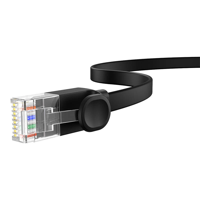 Flat Cable Baseus Ethernet RJ45, Cat.6, 12m (black) - Product Image 5
