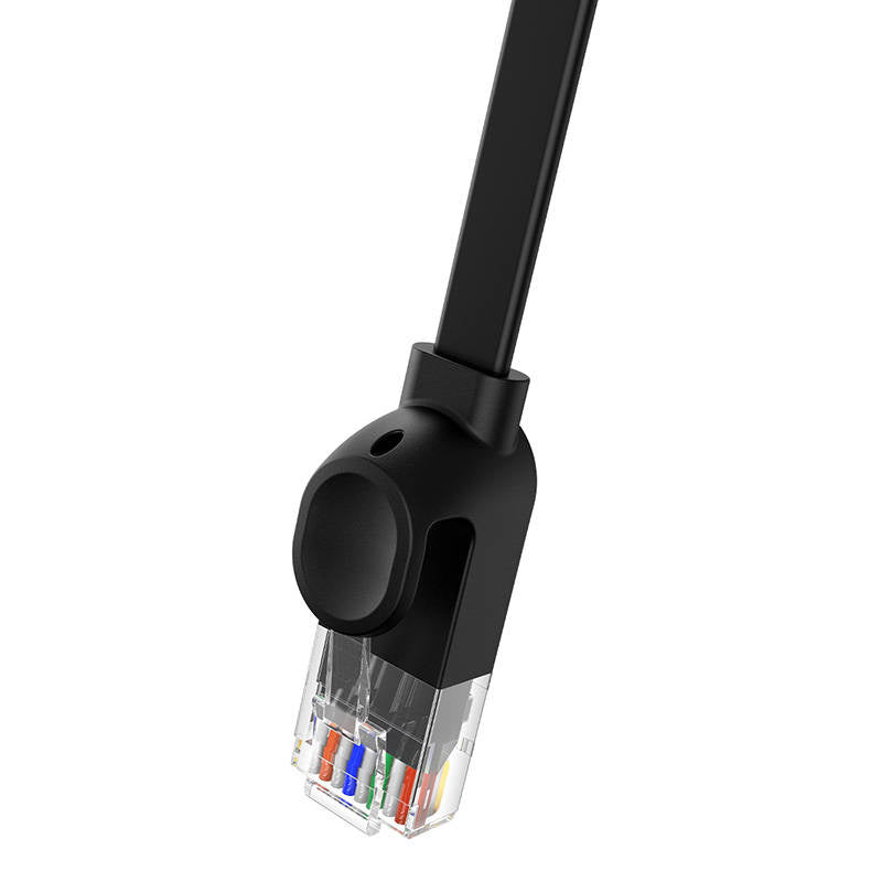 Flat Cable Baseus Ethernet RJ45, Cat.6, 12m (black) - Product Image 6