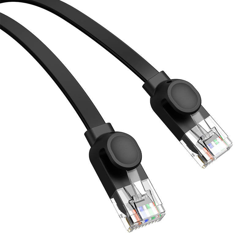 Flat Cable Baseus Ethernet RJ45, Cat.6, 12m (black) - Product Image 7
