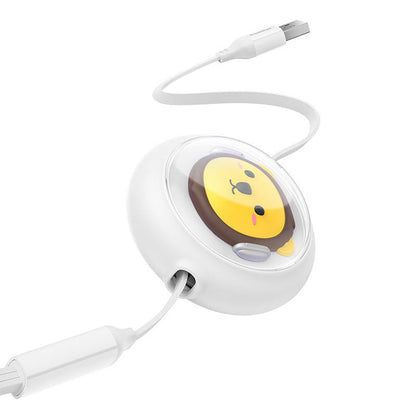 Charging Cable 3w1 Baseus USB to USB-C, USB-M, Lightning 3,5A, 1,1m (White) - Product Image 4