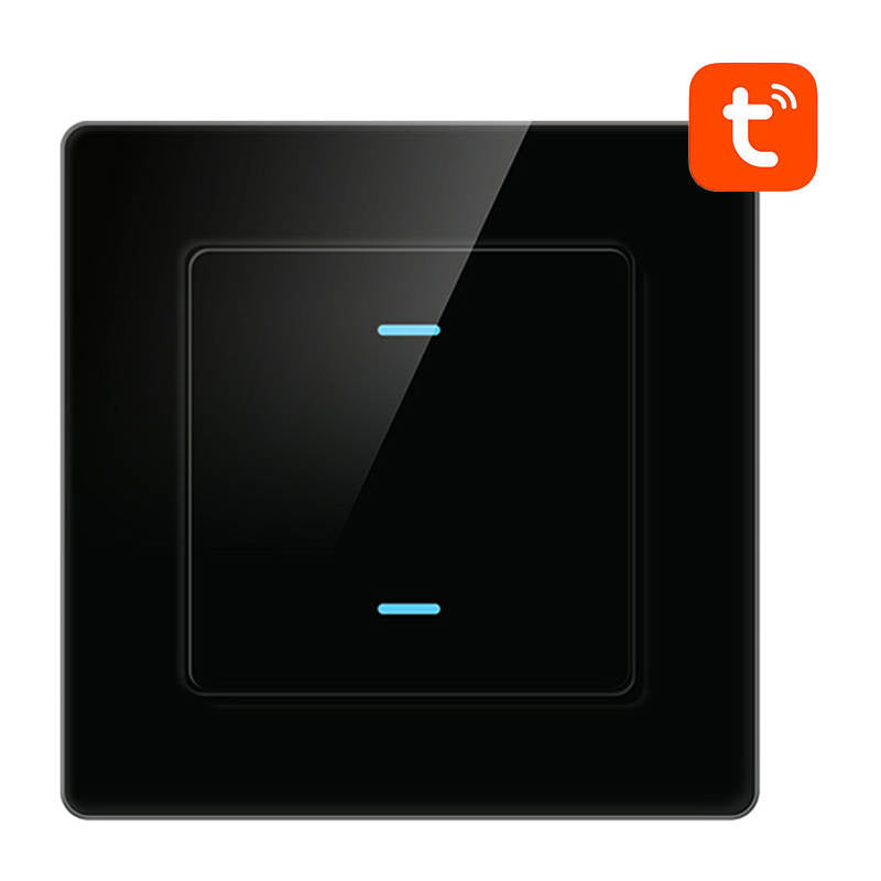Smart Light Switch WiFi Avatto N-TS10-B2 2 Way TUYA (black) - Image 1