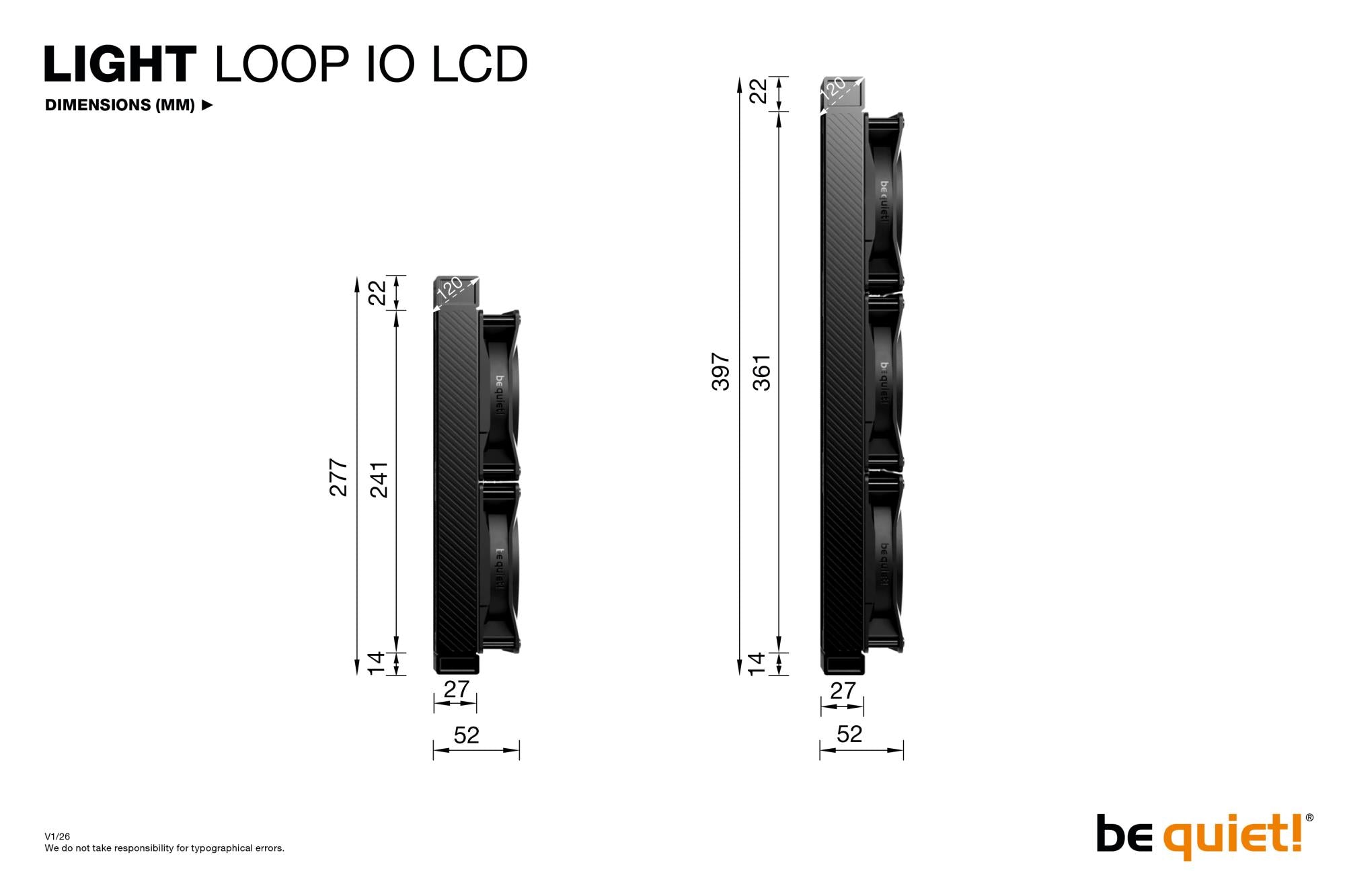CPU COOLER S_MULTI/LIGHT LOOP IO BW033 BE QUIET