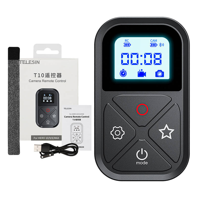 Telesin remote control for GoPro Hero 13 / 12 / 11 / 10 / 9 / 8 / MAX (GP-RMT-T10) - Image 3