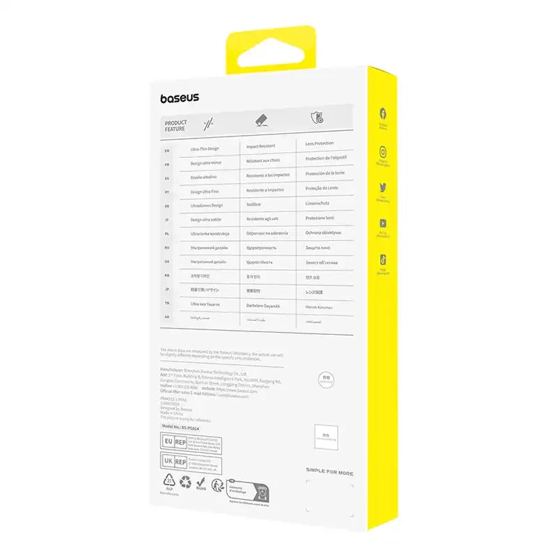 Diamond Tempered Glass Baseus 0.3mm for iPhone 15 - Product Image 5