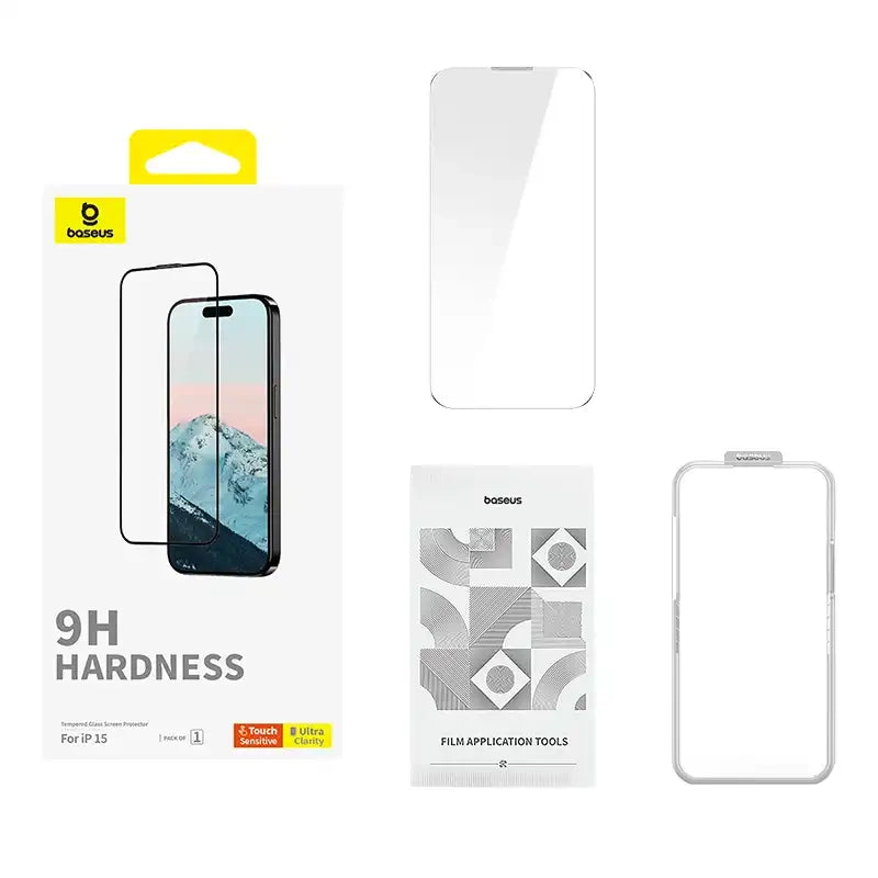 Diamond Tempered Glass Baseus 0.3mm for iPhone 15 - Product Image 3