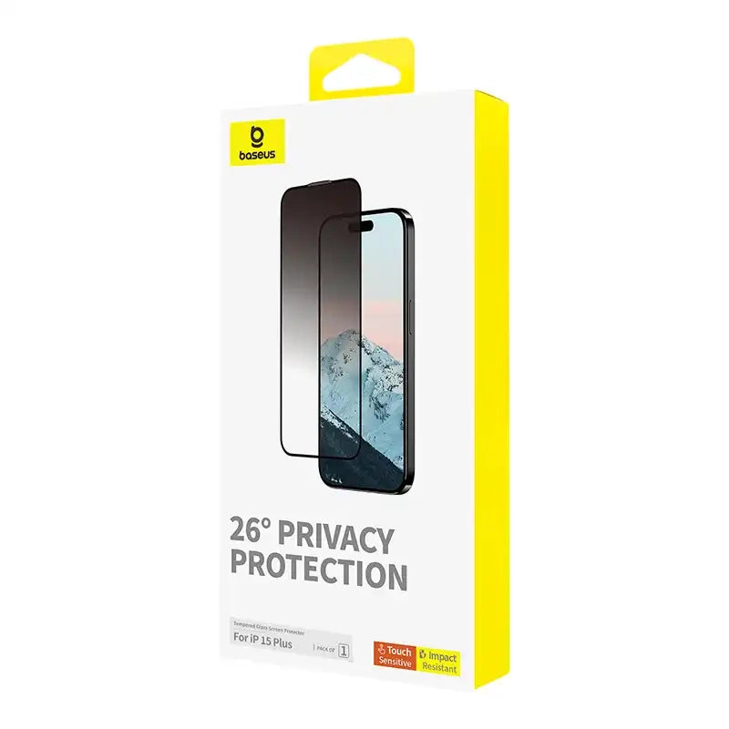 Privacy Protection Tempered Glass Baseus Diamond iPhone 15 Plus - Product Image 4