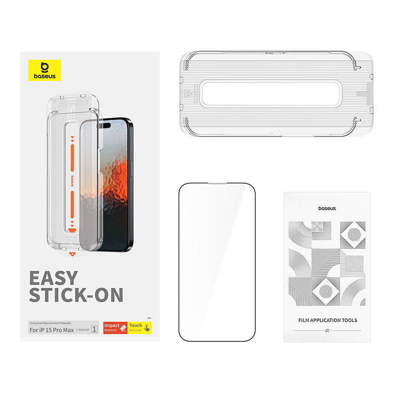Sapphire Tempered Glass Baseus 0.3mm for iPhone 15 ProMax - Product Image 3