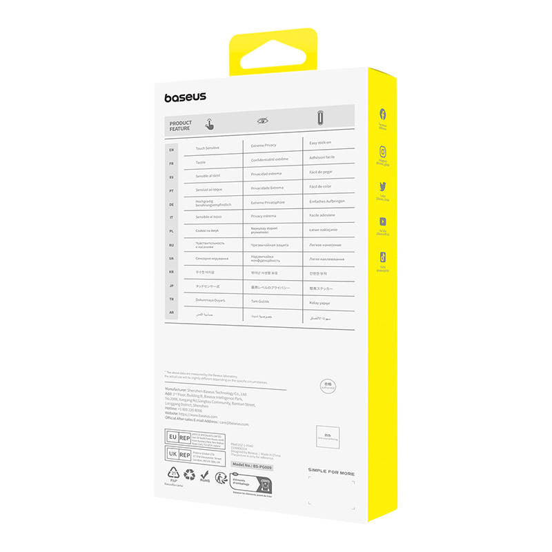 Sapphire Tempered Glass Baseus 0.3mm for iPhone 15 ProMax - Product Image 5