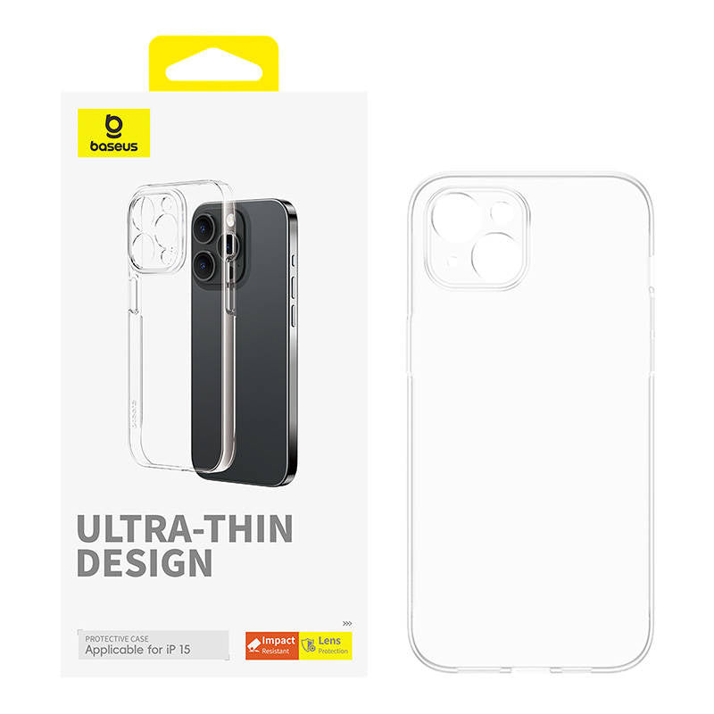 Phone Case for iPhone 15 Baseus OS-Lucent Series (Clear) - Product Image 3