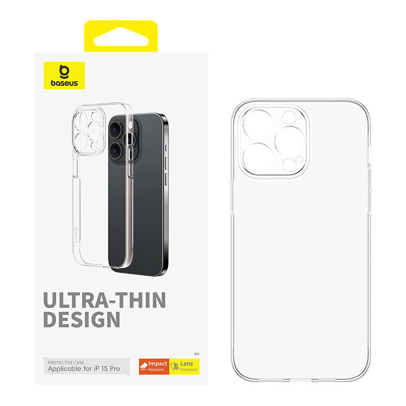 Phone Case for iPhone 15 Pro Baseus OS-Lucent Series (Clear) - Product Image 3