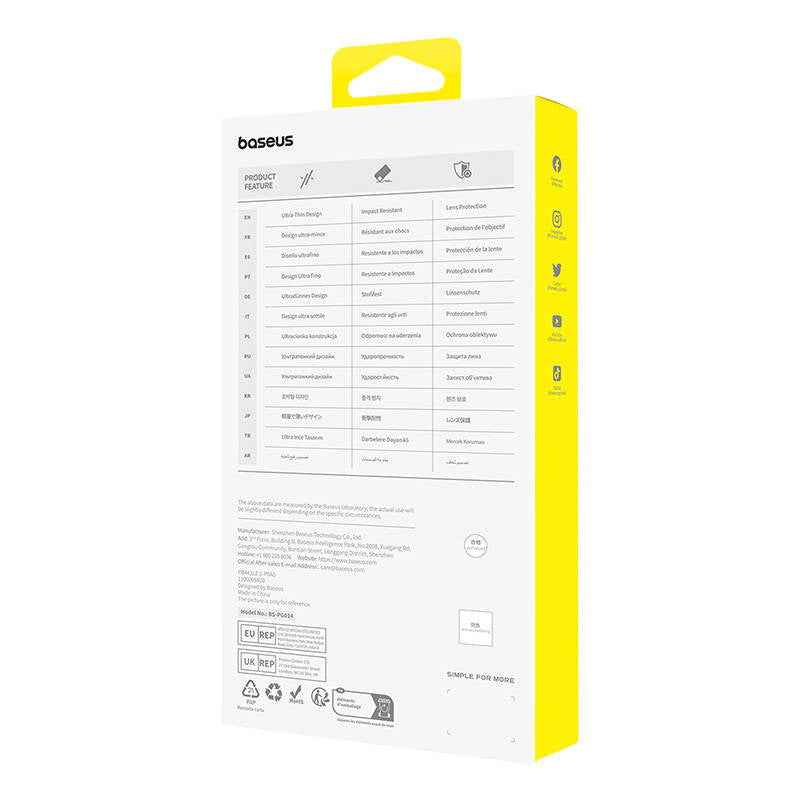 Phone Case for iPhone 15 Pro Baseus OS-Lucent Series (Clear) - Product Image 5