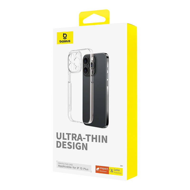 Phone Case for iPhone 15 Plus Baseus OS-Lucent Series (Clear) - Product Image 4