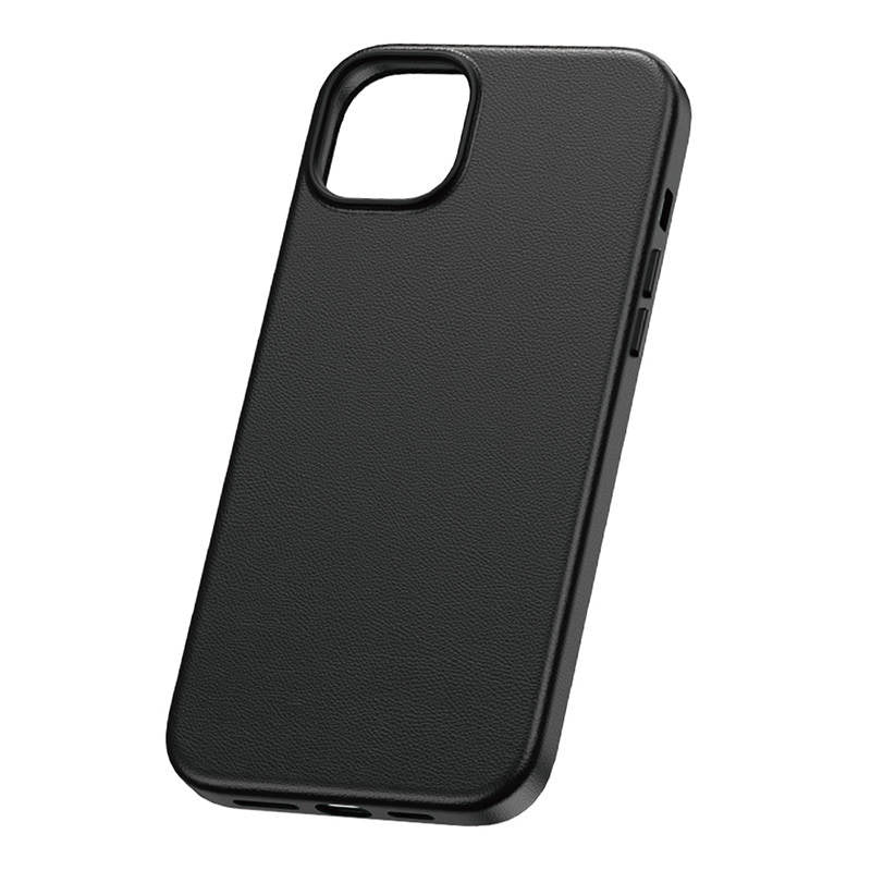 Phone Case for iPhone 15 ProMax Baseus Fauxther Series (Black) - Product Image 2